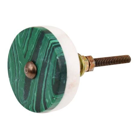 Green Texture Stone Cabinet knob